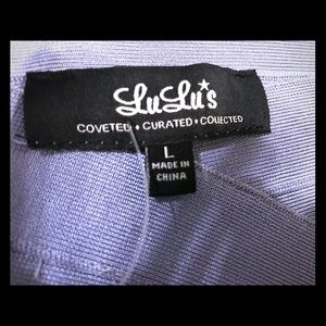 Lulu body con two piece dress